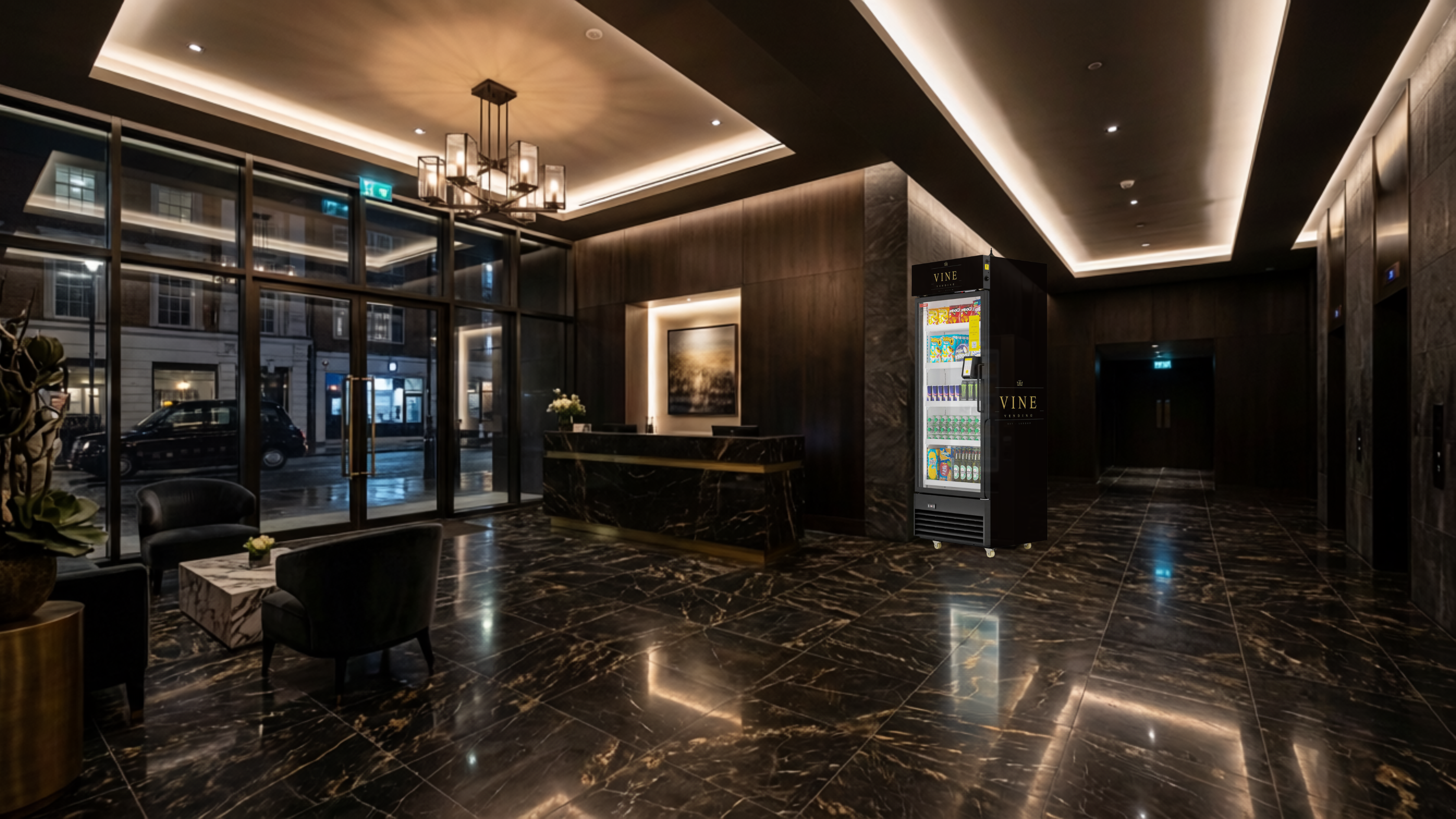 Vine Vending Smart Machine in situ